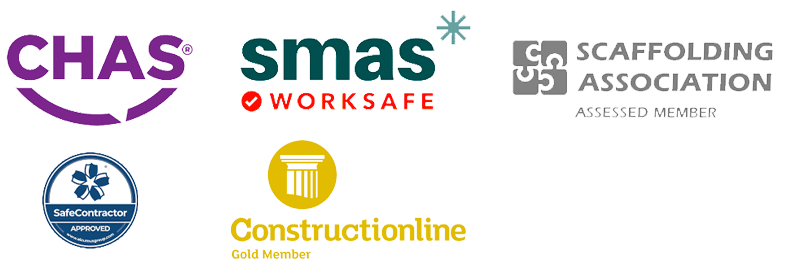 Construction and scaffolding logos